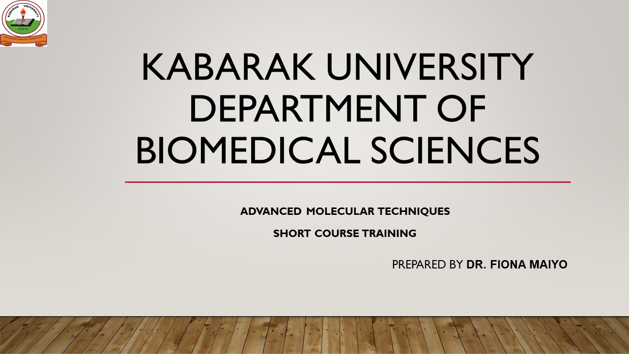 Advanced Molecular Techniques